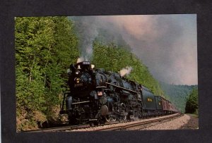 PA Nickel Plate Railroad Train nr Alfond Pennsylvania to Binghamton New York NY