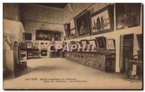 Old Postcard Saumur Musee Muncipal Tables room View of ensmble