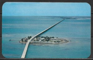 Florida, Key West - Aerial View Of Pigeon Key & Seven Mile Bridge - [FL-398]