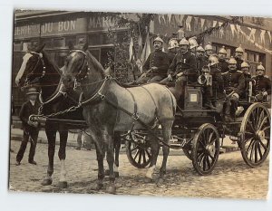 Postcard Musée des Sapeurs-Pompiers Lyon France