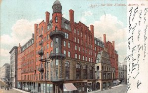 THE NEW KIMBALL HOTEL ATLANTA GEORGIA POSTCARD 1907