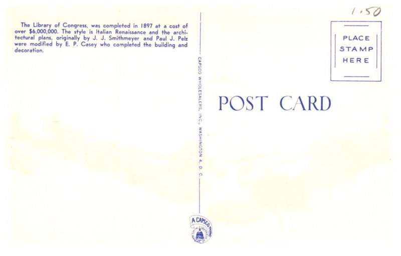 Washington D C  Library of Congress