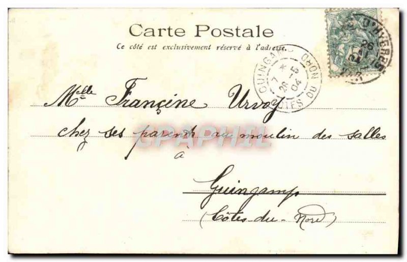 Old Postcard Marseille Garden Bonaparte