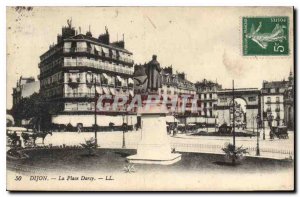 Old Postcard Dijon Place Darcy