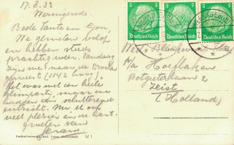 Germany Wernigerode am Harz Schloss 03.44