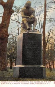 Rhode Island Roger William's Park Pancrat R Ast Monument