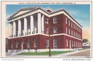 U S Post Office And Government Court House Harrisonburg Virginia