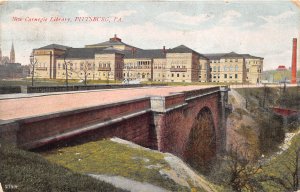 Pittsburgh Pennsylvania 1910 Postcard New Carnegie Library