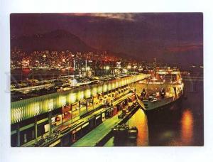 179672 Ocean Terminal looking at Hong Kong old postcard