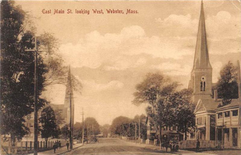 Massachusetts Webster   East Main St., looking West