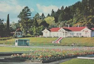 Te Aroha Cadmen Building Domain Thermal Pools New Zealand Postcard