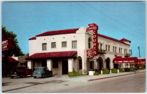 EL PASO, Texas  TX   Roadside  DEL CAMINO COURTS  ca 1950s   Postcard