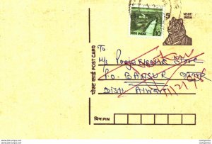 India Postal Stationery Tiger 15