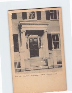 Postcard Nathan Robinson House, Salem, Massachusetts