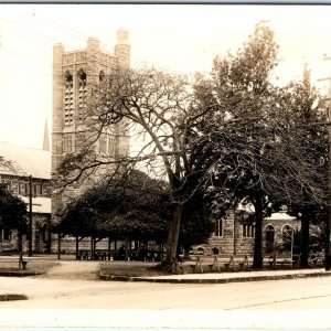 c1920s Honolulu, HI RPPC St. Andrews Cathedral Anglican Church Saint Photo A148