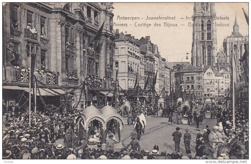 ANVERS, Belgium, 1900-1910´s; Cortege Des Bijoux, Baldamuins Indous