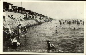 Arroyo Parejas Punta Alta Buenos Aires Real Photo Postcard