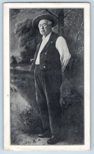 Keene New Hampshire NH Postcard Denman Thompson Tobacco Advertising 1911 Antique