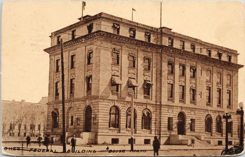 Federal Building Boise ID Idaho c1914 Postcard E42