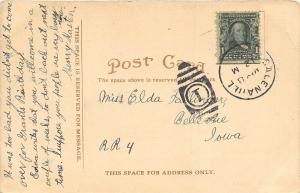Galena Illinois 1908 Postcard Grant Park