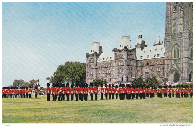 Changing Of The Guards, Parliament Hill, OTTAWA, Ontario, Canada, 1940-1960s