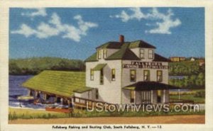 Fallsburg Fishing & Boating Club - New York NY Postcard