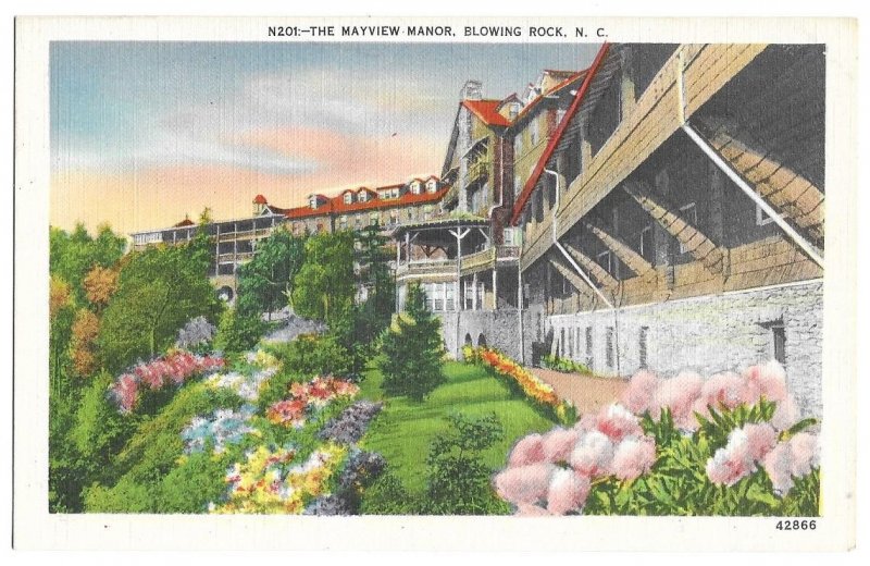 The Mayview Manor, Blowing Rock, North Carolina, unused linen