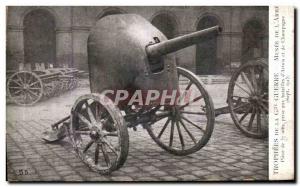 Old Postcard From Paris Trophees The Great War Museum of the army Piece of 57...