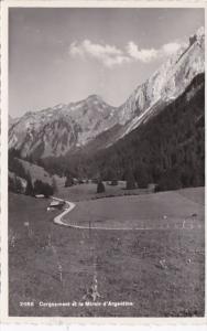 Switzerland Cergnement et le Miroir d'Argentine 1958 Photo