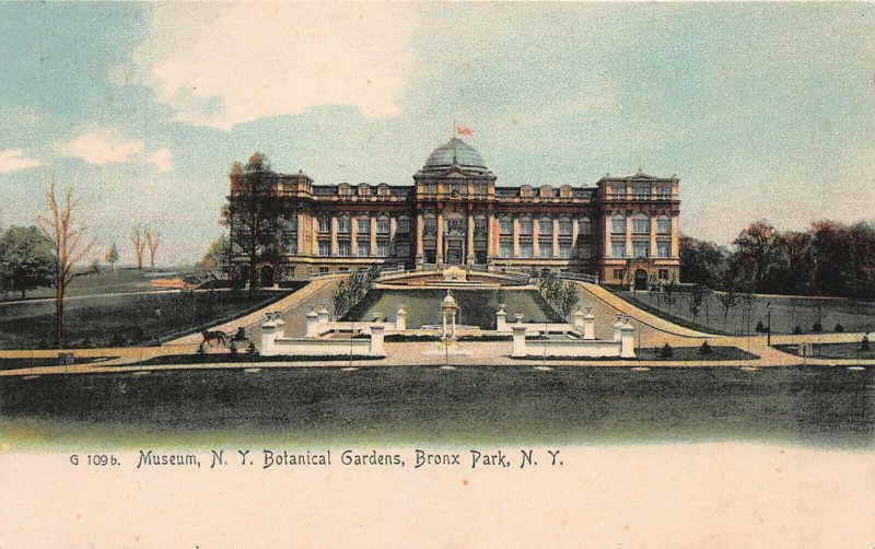 Museum of New York Botanical Gardens, Bronx Park, N.Y., early postcard, unused 