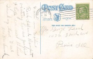 Moline Locks Moline, IL Canal Postcard