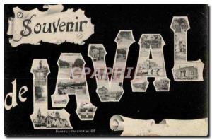 Old Postcard Souvenir De Laval