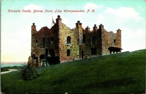 Kimballs Castle Belnap Point Lake Winnipesaukee NH UNP Unused UDB Postcard