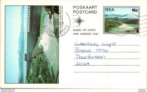 RSA South Africa Postal Stationery Dam to Doornfontein