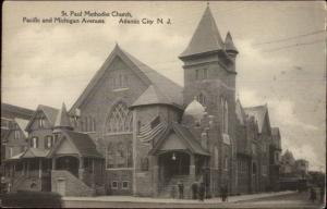 Atlantic City NJ St. Paul Church c1920 Postcard