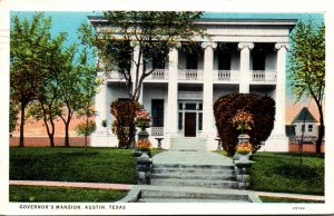 Texas Austin Governor's Mansion 1944 Curteich