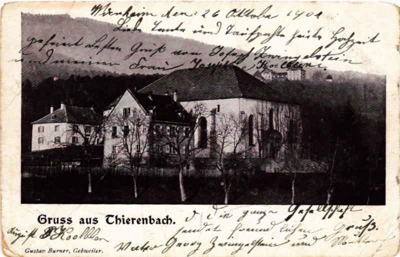 CPA AK Gruss aus THIERENBACH (473523)