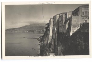 RPPC Postcard Hotel Tramontano Napoli Sorrento Italy