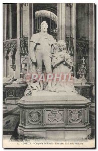 Old Postcard Dreux Chapelle Saint Louis Tomb of Louis Philippe