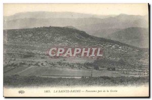 Old Postcard La Sainte Baume Panorama taken from the Cave