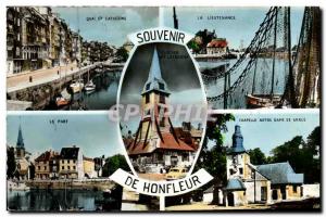 Modern Postcard Souvenir Honfleur