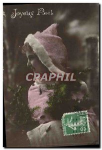 Postcard Old Woman Fantasy Merry Christmas