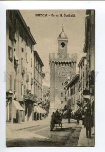 251553 ITALY BRESCIA Corso G.Garibaldi Vintage postcard