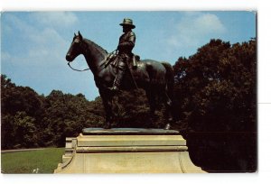 Vicksburg Mississippi MS Postcard 1972 General Ulysses Grant Statue