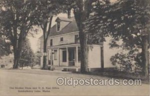 The Shaker Store and US Post Office Sabbathday Lake, ME Unused 