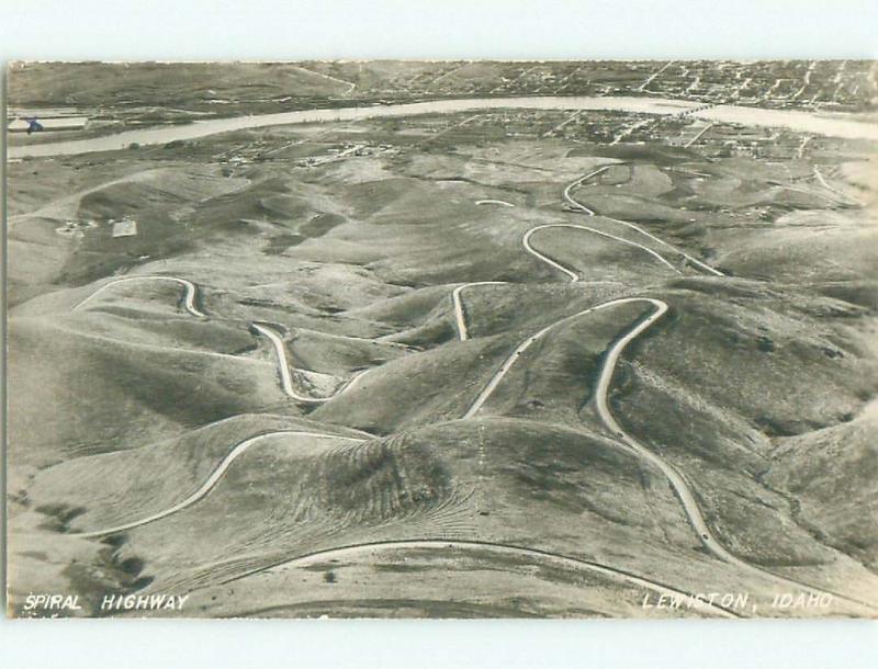 Pre-1950 rppc NICE VIEW Lewiston Idaho ID i9863