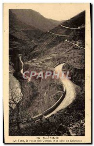Postcard Old Ste Enimie Tarn La Route Des Gorges De La Cote And Cabrunas