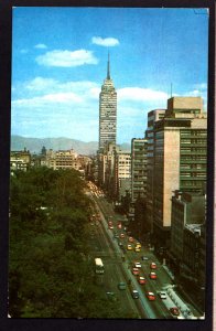 Mexico D.F.  Juarez Ave. and Latin American Tower - Chrome