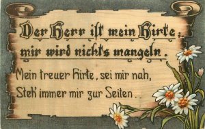 Germany Arts & Crafts Saying Motto C-1910 Postcard 22-5256