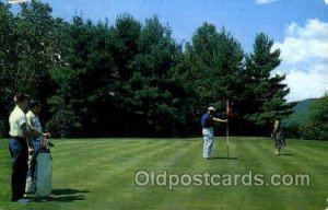 The Westport Inn, Essex County, New York, USA Golf 1961 postal used 1961